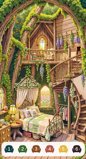 Room Deco Color by Numbers screenshot