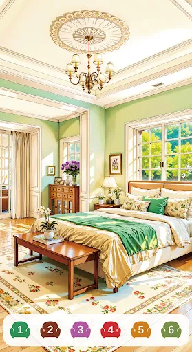 Room Deco Color by Numbers screenshot