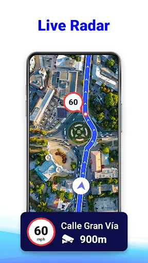 GPS Route Planner: Radar Map screenshot