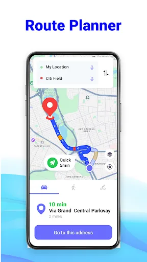 GPS Route Planner: Radar Map screenshot