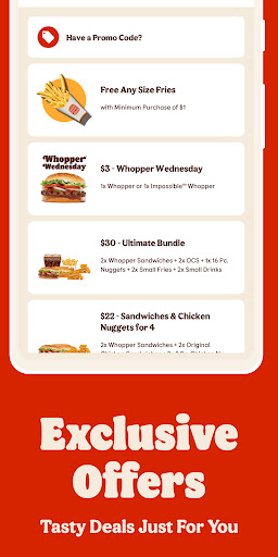 BURGER KING® App screenshot