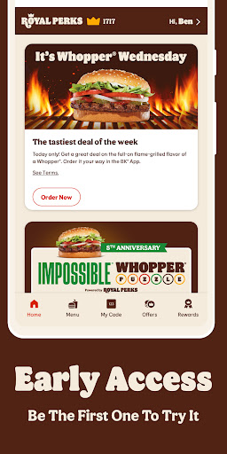 BURGER KING® App screenshot