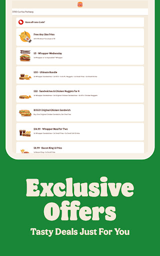 BURGER KING® App screenshot