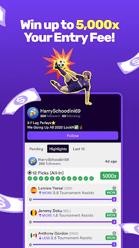 Dabble - Real Money Pick'Em screenshot