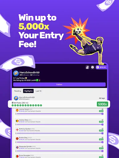 Dabble - Real Money Pick'Em screenshot