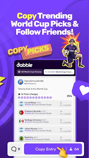 Dabble - Real Money Pick'Em screenshot