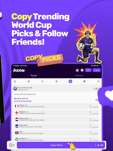 Dabble - Real Money Pick'Em screenshot
