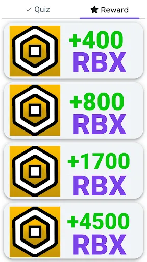 Fast Robux Quiz screenshot