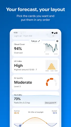 Gradient Weather screenshot
