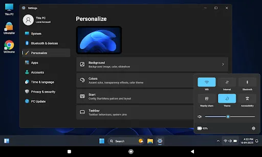 HyperDroid - PC Launcher screenshot