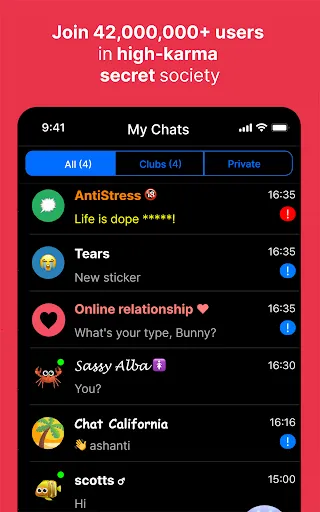 Anonymous Chat Rooms, Dating screenshot