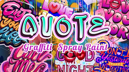 Graffiti Quote Color by number screenshot