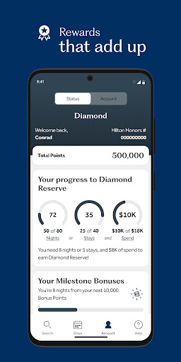 Hilton Honors: Book Hotels screenshot