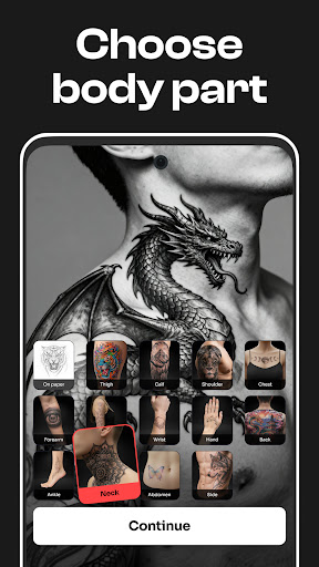 Tattooist: AI Tattoo Generator screenshot