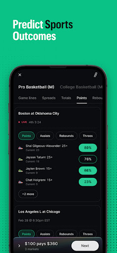 Kalshi: Trade News & Sports screenshot