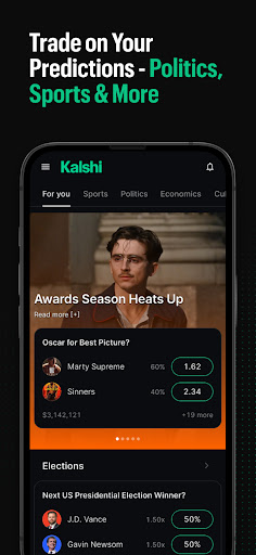 Kalshi: Trade News & Sports screenshot
