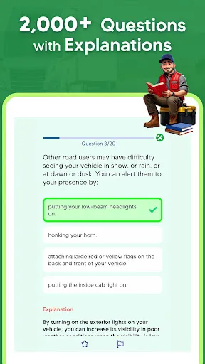 CDL Prep Practice Test 2026 screenshot
