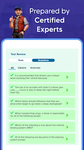 CDL Prep Practice Test 2026 screenshot