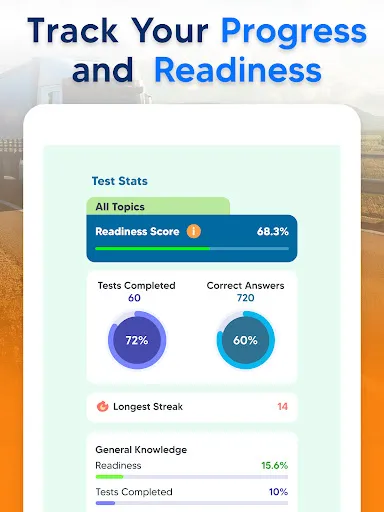 CDL Prep Practice Test 2026 screenshot