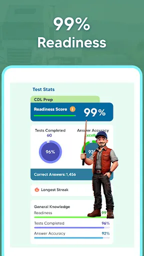 CDL Prep Practice Test 2026 screenshot
