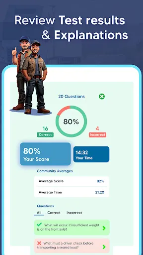 CDL Prep Practice Test 2026 screenshot