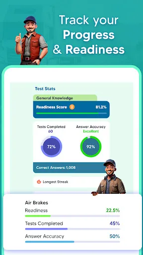 CDL Prep Practice Test 2026 screenshot