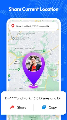 Phone number location tracker screenshot