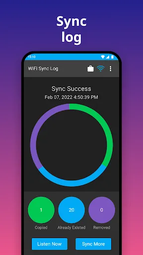 iSyncr: iTunes to Android screenshot