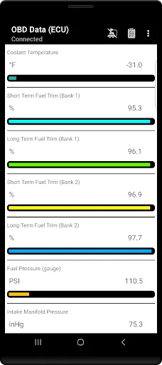 Tor OBD2 Diagnostics screenshot