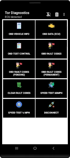 Tor OBD2 Diagnostics screenshot
