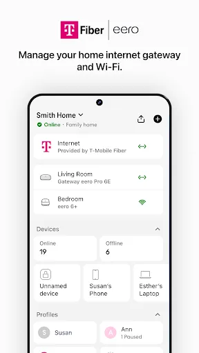 T-Mobile Fiber: eero screenshot