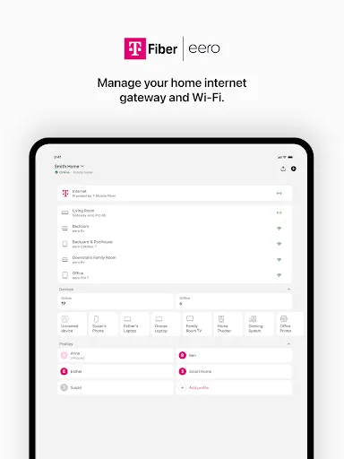 T-Mobile Fiber: eero screenshot