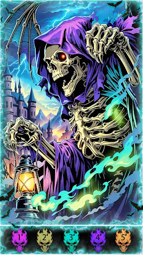 Dark, Horror Color by Number screenshot
