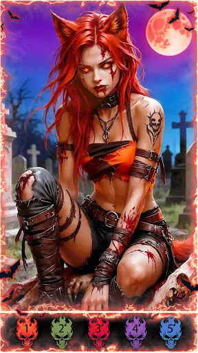 Dark, Horror Color by Number screenshot