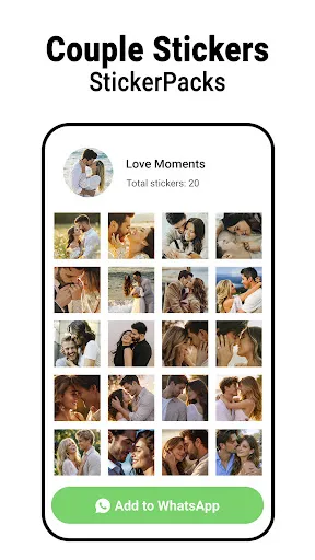 Romantic stickers - WASticker screenshot