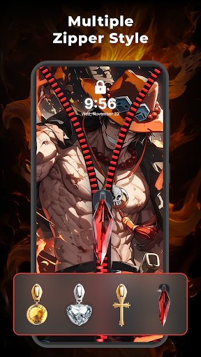 Zipper Lock Screen: Zip Theme screenshot