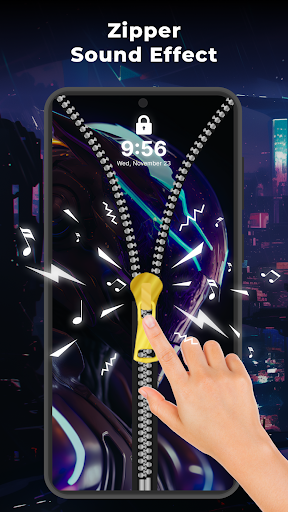 Zipper Lock Screen: Zip Theme screenshot
