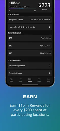 Tao Group Hospitality Rewards screenshot