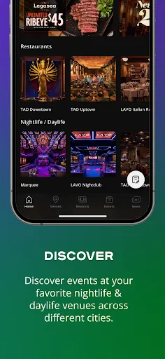 Tao Group Hospitality Rewards screenshot