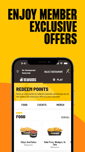 Buffalo Wild Wings Ordering screenshot