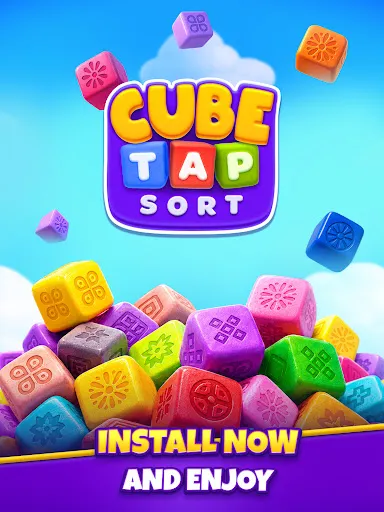Cube Tap Sort screenshot