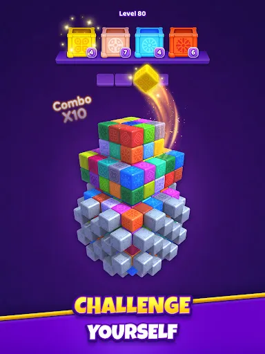 Cube Tap Sort screenshot