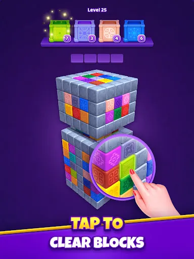 Cube Tap Sort screenshot