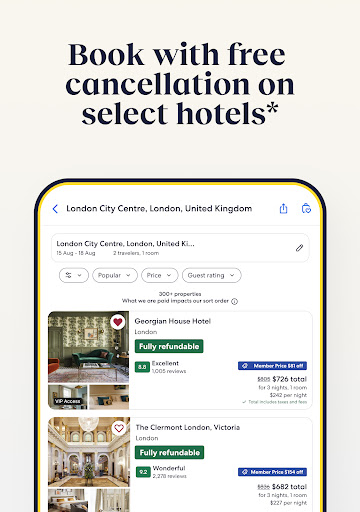 Expedia: Hotels, Flights, Cars screenshot