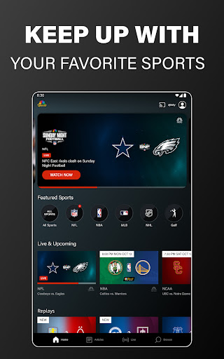 NBC Sports screenshot