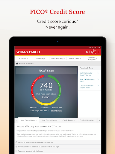 Wells Fargo Mobile® screenshot