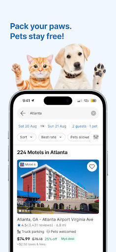 Motel 6: Book Hotels My6 Deals screenshot