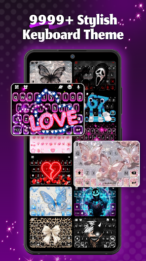 Neon Love Theme screenshot