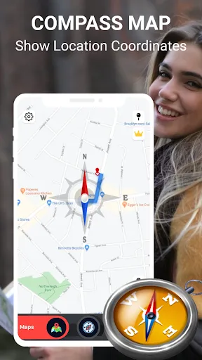 Compass360: Smart Compass tool screenshot