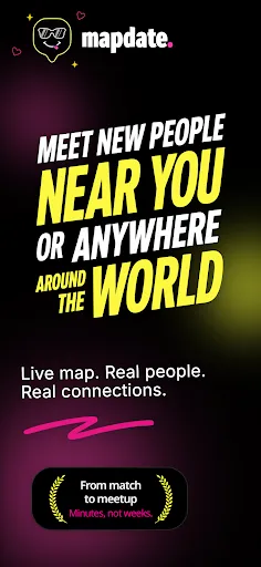 Mapdate: Dating, Meetup, Chat screenshot